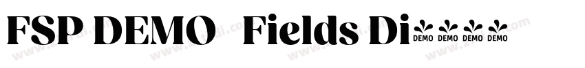 FSP DEMO   Fields Di字体转换